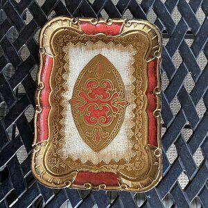 Vintage Florentine Gilded Wood Tray